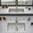 36"x 22" x 10" Double Bowl (50/50) Kitchen Sink 16 Gauge with Two 10" Deep Basin, Brushed Nickel - Topmount Drop in Kitchen Sink