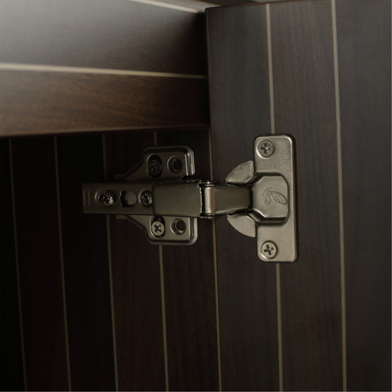 Armoire de salle de bain 48 po avec lavabo en résine, portes à fermeture douce, conception à fixation flottante