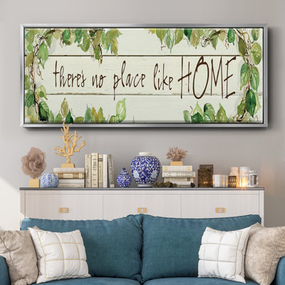 No Place Like Home - Toile encadrée