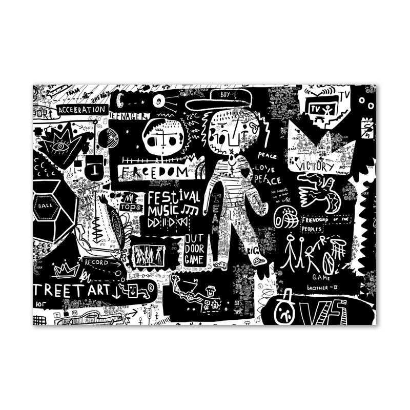 Graffiti - Wrapped Canvas Print