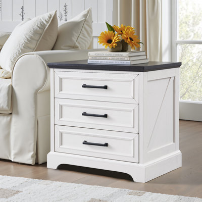 56.9cm W Manufactured Wood Bedside Table