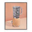 «Disco Drink Blender» sur giclée encadrée orange, design par Lish Creative-130746469-130746471