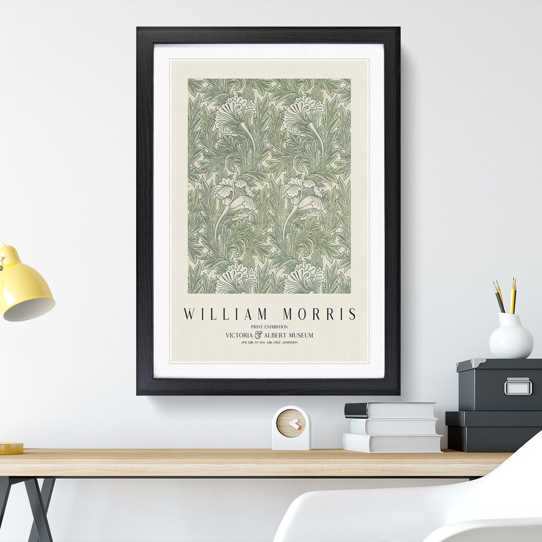 Tulips by William Morris - Framed Print
