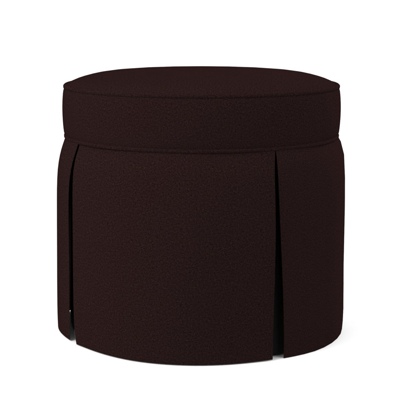 Repose-pieds Bella, Mélange de polyester acajou Margaret