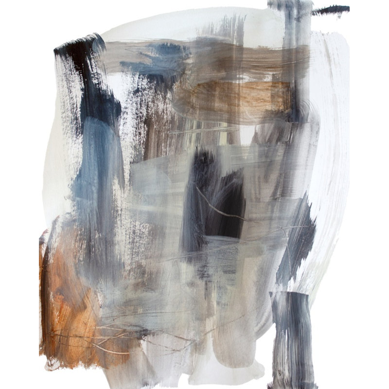 Leather Bound Print by Hope Bainbridge, 45" H x 37" W, Gray Framed