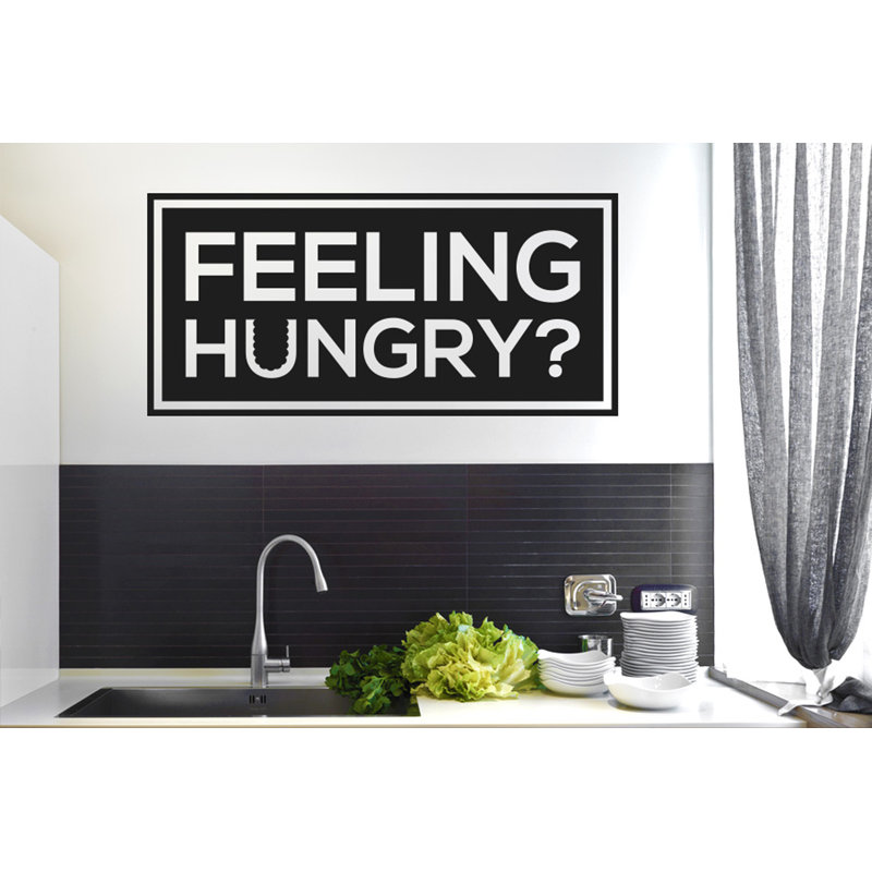 Non-Wall Damaging Wall Decal, Large, Black