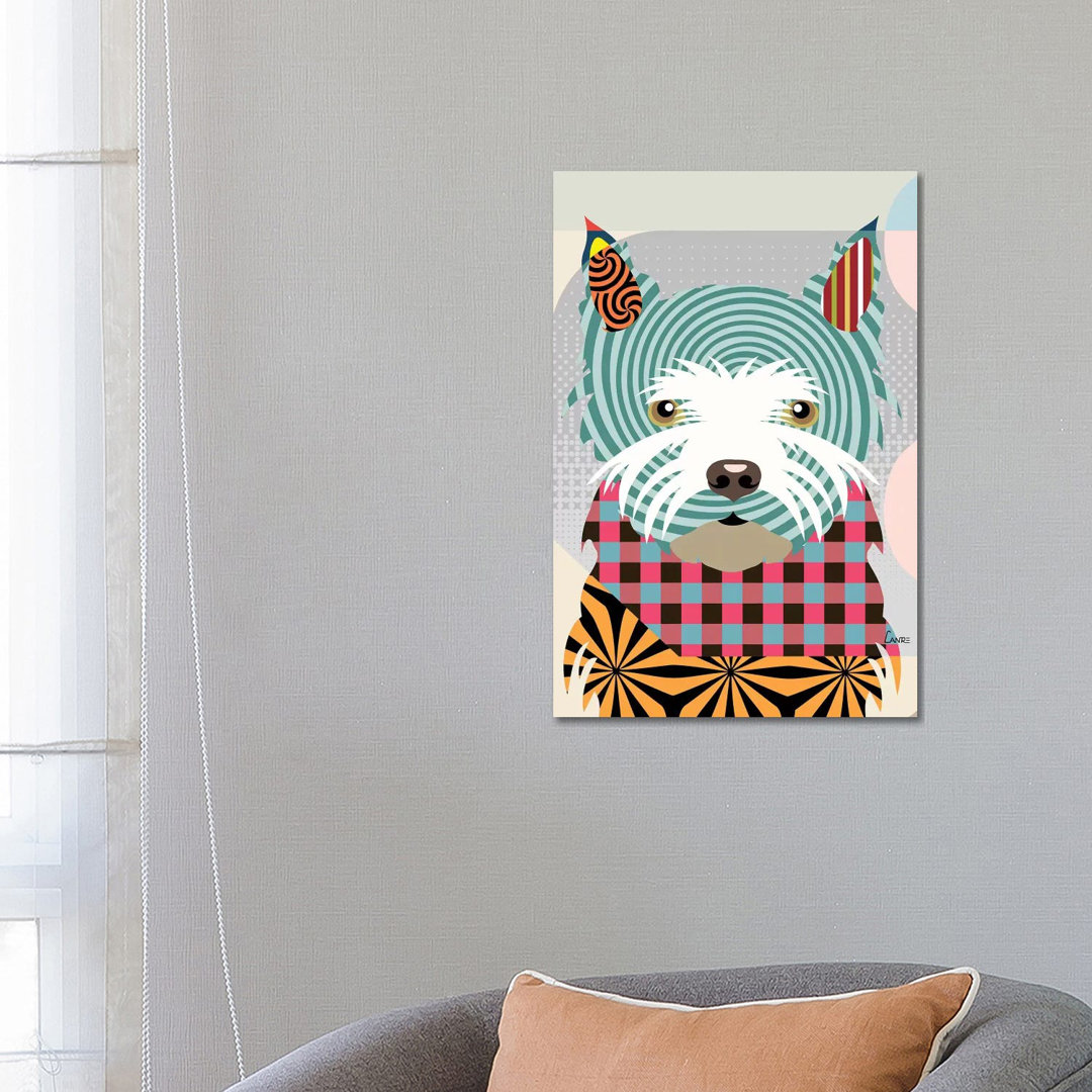 West Highland Terrier by Lanre Studio - Wrapped Canvas Gallery-Wrapped Canvas Giclée