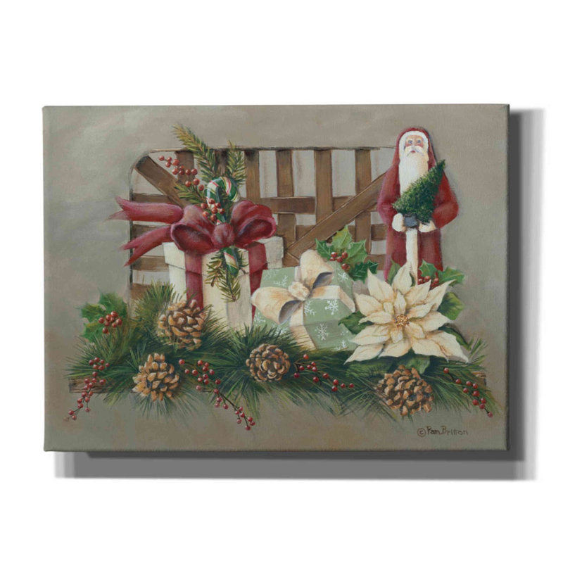 «A Joyful Assortment» par Pam Britton, art mural sur toile, H 40 po x l 54 po x P 1,5 po