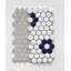 Carreau de mosaïque en porcelaine nid d'abeille 1 po x 1 po Value Series-98546885