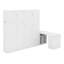 Grand lit escamotable avec bureau et tablettes-979261463