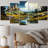 Rustic Buildings & Architecture Wall Decor on Metal