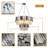 Modern Round Double-Layer Chrome Raindrop K9 Crystal Chandelier, Height-Adjustable