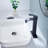 Single Handle Bathroom Vanity Sink Faucet with Waterfall Spout-115745100