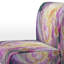 Pivoine rose et blanc au printemps I - Fauteuil de chambre rembourré traditionnel, fauteuil d'appoint rose