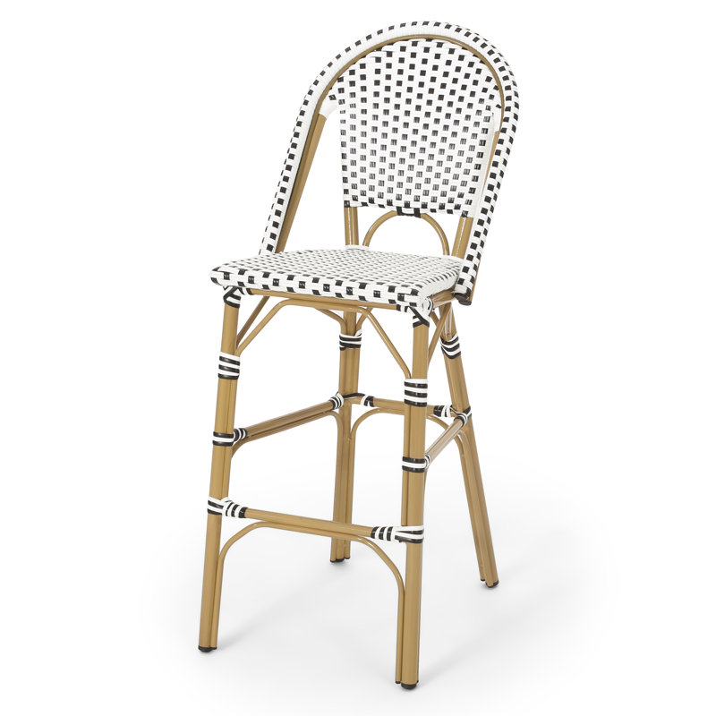 Tabouret de bar 29,5 po Battaglia, Noir