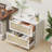 31.1"W Rattan File Cabinet With 2 Drawer & Lock-1872858602