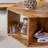 Hexagonal MDF Coffee Table, Characteristic Pattern Stickers-760790434