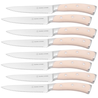 Ensemble de 8 couteaux à steak en acier inoxydable Dura Living Elite (ensemble de 8)