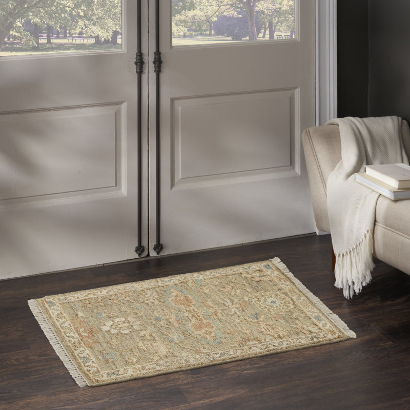 Nourison Thania 2' x 3' Charcoal Vintage Indoor Rug, Rectangle 2' x 3'