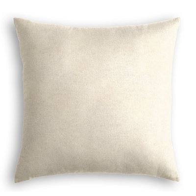 Linen Reversible Throw Pillow
