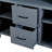 Large Fir Wood Potting Bench, 45.3"L Multi-Functional Outdoor Island (Gray)-129470466