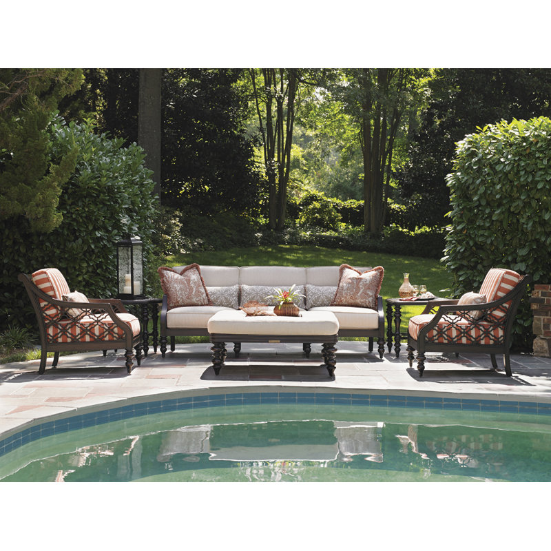 Royal Kahala Black Sands Round End Table