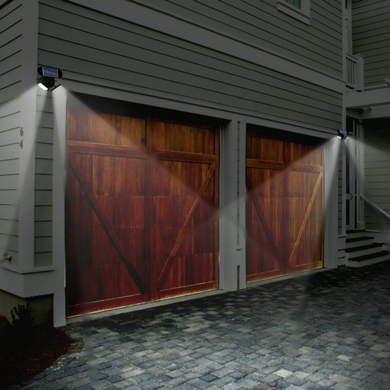 Solar Power Dusk to Dawn Flood Light with Motion Sensor