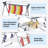 Clothes Drying Rack, Foldable 2-Level Laundry Racks For Drying Clothes Rack,Stainless Steel Drying Rack Clothing Collapsible For Indoor Outdoor,With Height-Adjustable Wings,33 Drying Rails,(Grey)