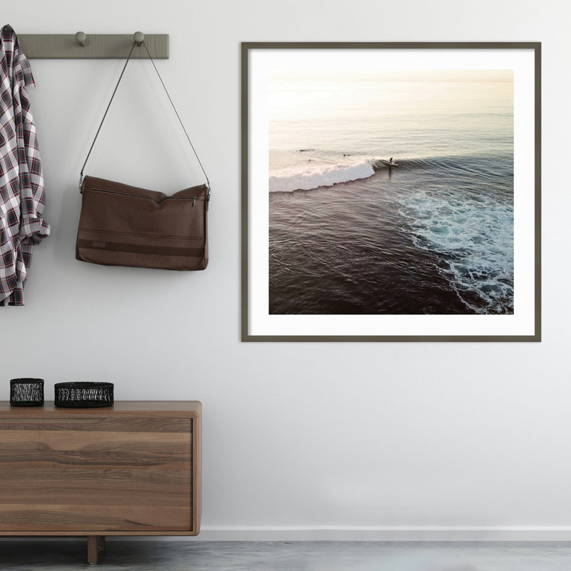 La Jolla 1 Square by Rachel Dowd, Gray, 41" H x 41" W 
