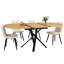 Extendable Metal Base Dining Table-554540553