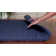 Amira Solid Colour Handwoven Wool/Cotton Area Rug in Navy Blue