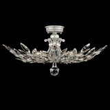Crystal Laurel 5 - Light Semi Flush Mount