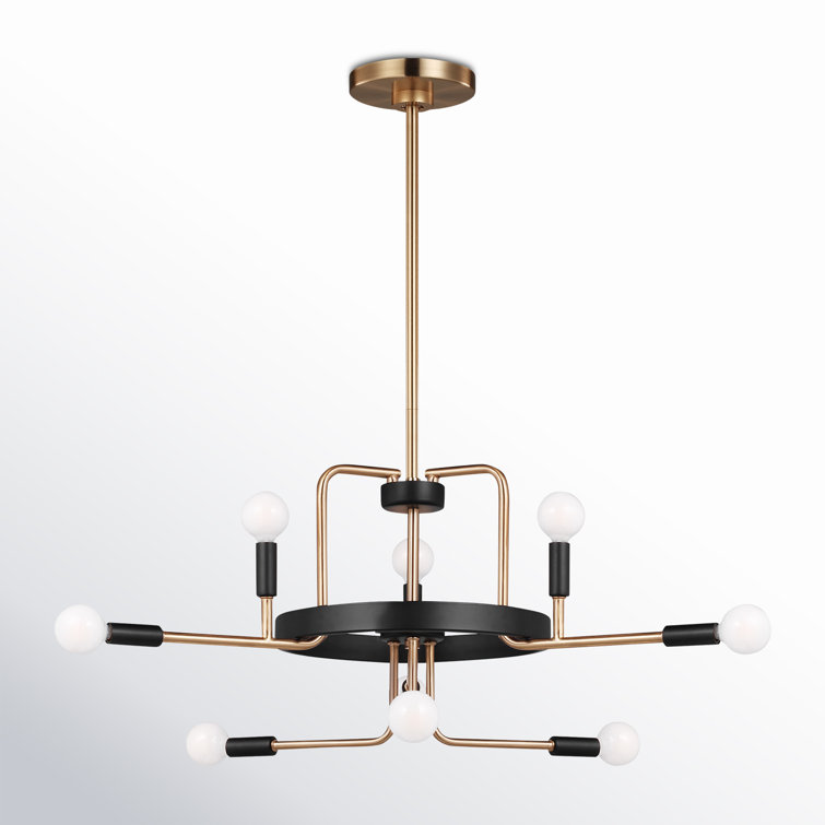 Sacci 9 - Light Sputnik Modern Linear Chandelier