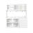 63" W Large Kitchen Hutch Cabinet-1146649223