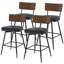 Tabouret de bar et de bar 26 po Mid-Century-100917211