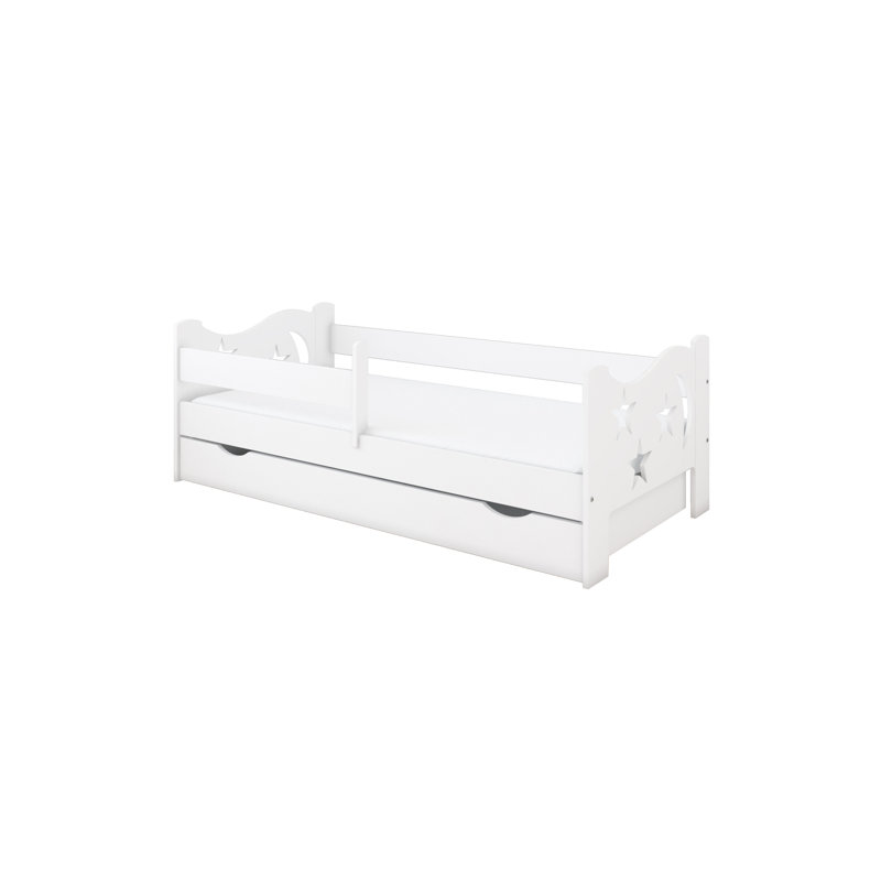 Blackburn Cabin Bed with Storage Included, European Toddler (80 x 160cm), White