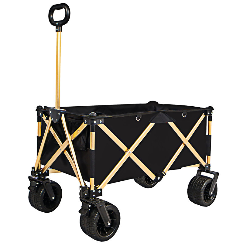 Folding Wagon Cart With Big Wheels