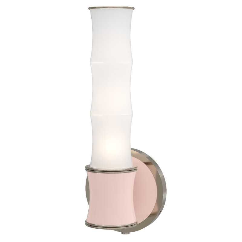 Kane Wall Sconce, Rose Water/Silver