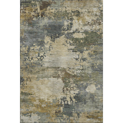 Premium Machine Washable Mayfield AMF2067 Abstract Rug