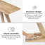 Console en bois massif 48 po Kaysee-658030010