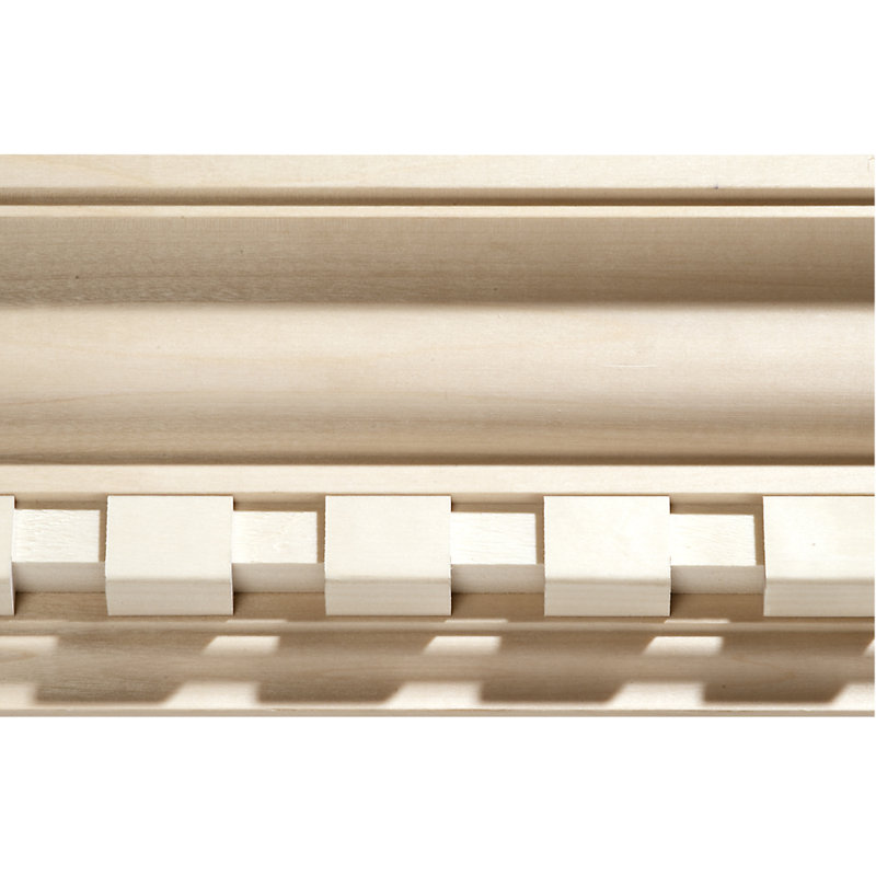 4-1/2-in x 8-ft Unfinished White Hardwood Crown Moulding