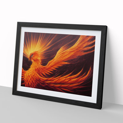 Bright Phoenix Bird - Single Picture Frame Print