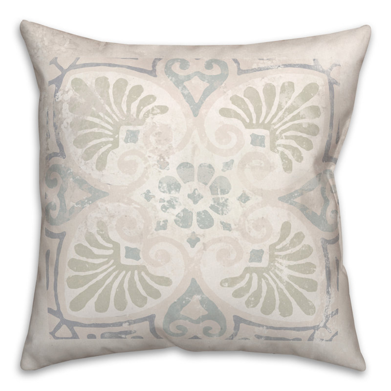 Housse et insert de coussin carré Medallion