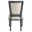 French Linen Side Chair in Ivory