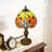 14.7 Inch Vintage Stained Glass Table Lamp