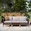 199.1 cm W L-Shaped Wicker Patio Sofa with Cushions-1491094351