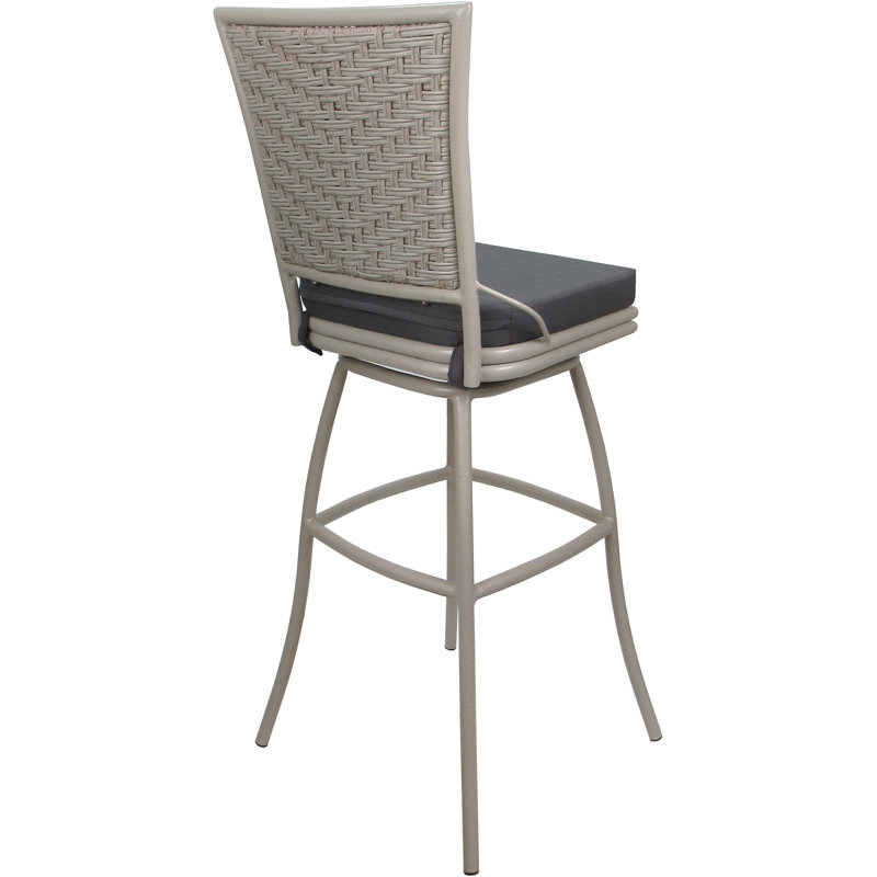 Lin, Beige, 34", Gris foncé