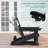 Glider Adirondack Chair with 3-Position Adjustable Backrest, Smooth Motion Chair for Patio, Wood-Like HDPE Outdoor Seating for Patio, Pool, and Yard-542004071