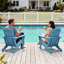 Chaise Adirondack pliable en PEHD Clitheroe-853823997