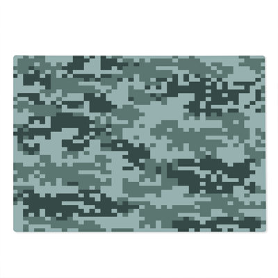 Ambesonne Camo Cutting Board Large Size Pixel Effect Digital Grey Grey Pale Grey Grey
